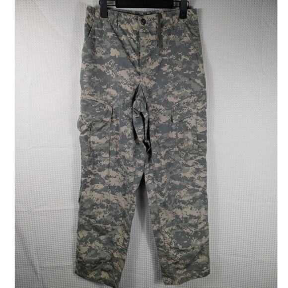 US Army ACU Combat Pants Small Regular Digital Camo Ripstop Cargo Military Issue - Picture 1 of 4